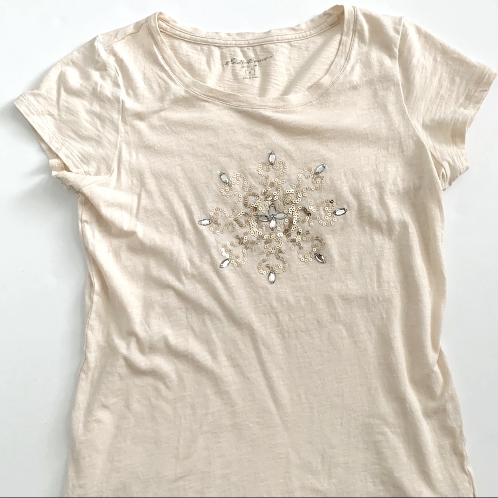 Eddie Bauer Snowflake Short Sleeve T-shirt